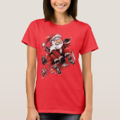 Santa Skateboard T-Shirt (Vorderseite)