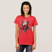 Santa Skateboard T-Shirt (Vorne ganz)