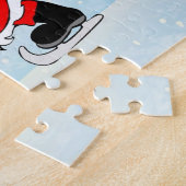 Santa Skaten am Nordpol Puzzle (Seite)