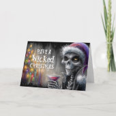 Santa Skelett Weihnachten (Vorderseite)