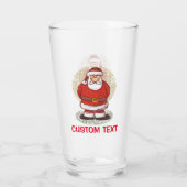 Santa Sketch Glas (Rückseite)