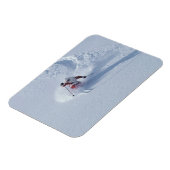 Santa Ski im Snowbird Ski Resort, Wasatch Magnet (Linke Seite)
