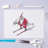 Santa Ski Papiere groß Seidenpapier (Handwerk)