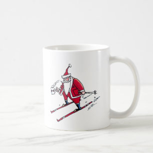 Santa Skiing links Tasse