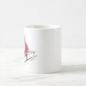 Santa Skiing Tasse (Mittel)