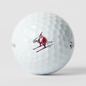 Santa Skiing Taylor Made TP5 Golfbälle 3 pk (Vorderseite)