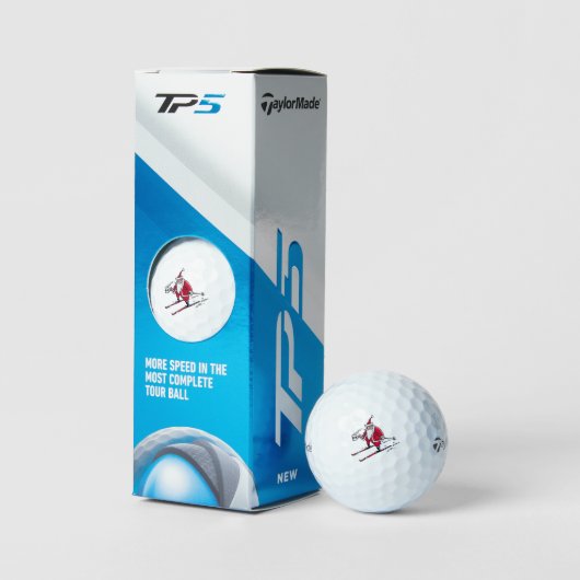 Santa Skiing Taylor Made TP5 Golfbälle 3 pk (Äußeres Gebäude)