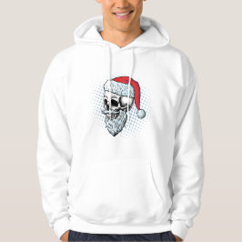 Santa Skull Claus: Festes Fusion T-Shirt Hoodie