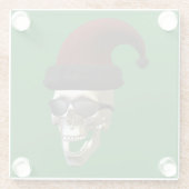 Santa Skull Glasuntersetzer (Rückseite)
