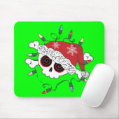 Santa Skull Mousepad (Mit Mouse)