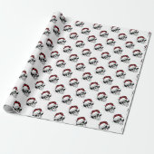 Santa Skulls Geschenkpapier (Ungerollt)