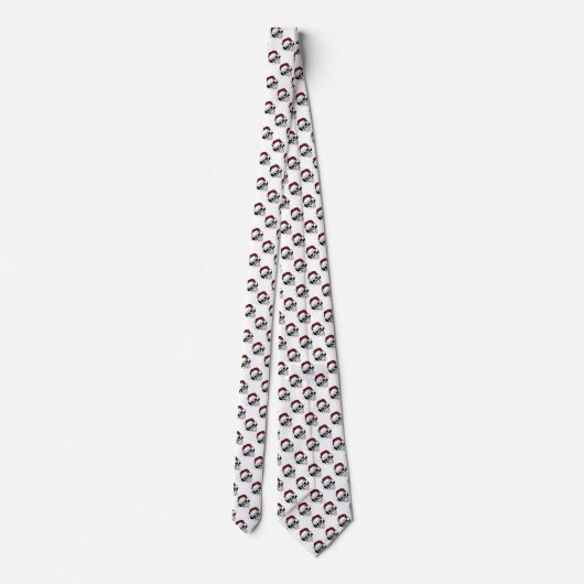 Santa Skulls Neck Tie Krawatte (Rückseite)