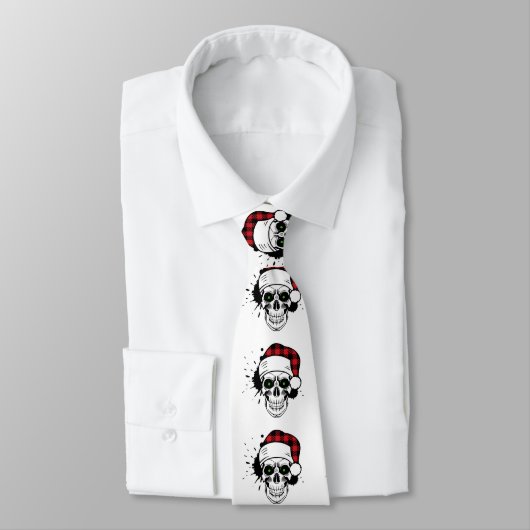 Santa Skulls Neck Tie Krawatte (Gebunden)