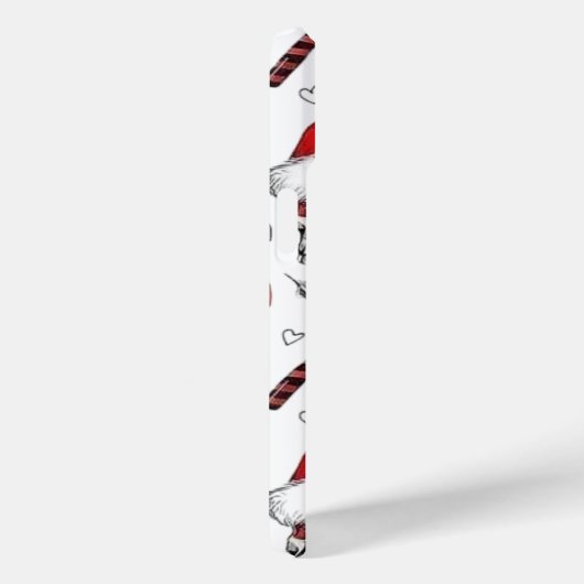 Santa Skulls und Candy Cane Handy Case (Rückseite / Rechts)