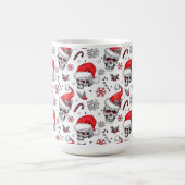 Santa Skulls und Candy Cane Tasse (Mittel)