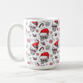 Santa Skulls und Candy Cane Tasse (Links)
