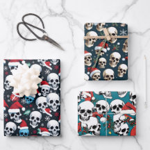 Santa Skulls Weihnachten