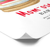 Santa sled - Mom-osa-Bar Poster (Ecke)