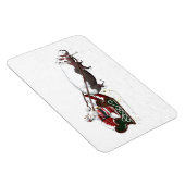 Santa Sled Pulled By Hippopotamus Magnet (Rechte Seite)