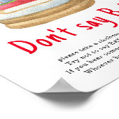 Santa sled - Sag kein Baby Poster (Ecke)