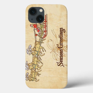 Santa Sled und Rentier-Frohe Festtage Case-Mate iPhone Hülle