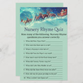 Santa Sleigh Christmas Kinderzimmer Rhyme Quiz (Vorne/Hinten)