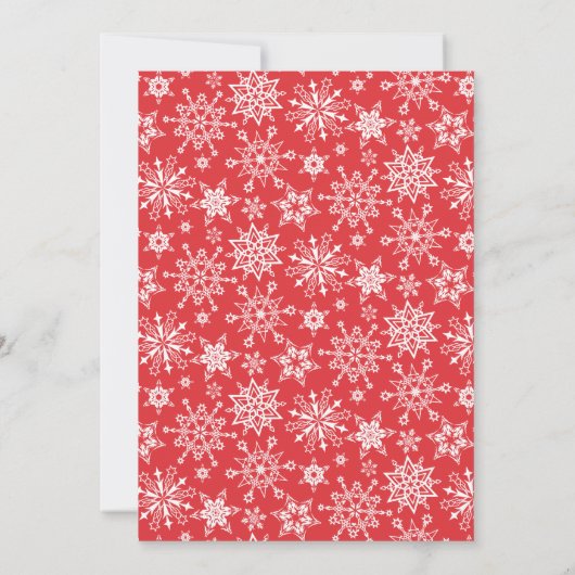 Santa Sleigh Holiday Brunch Weihnachtsfest Party Einladung (Rückseite)