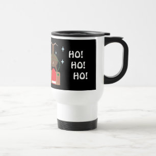 SANTA SLEIGH & REINDEER CHRISTMAS REISE MUG REISEBECHER