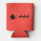 Santa sleigh reindeer dosenkühler (Vorderseite)