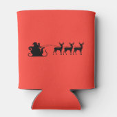 Santa sleigh reindeer dosenkühler (Rückseite)