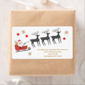 Santa Sleigh Reindeer Rudolph Weihnachtsschnee Gro (Insitu)