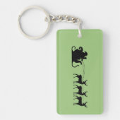 Santa sleigh reindeer schlüsselanhänger (Vorderseite)