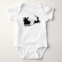 Santa Sleigh und Reindeer