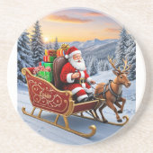Santa Sleigh Untersetzer (Vorne)