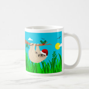Santa Sloth Kaffeetasse