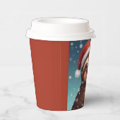 Santa Sloth, Paper Cups Pappbecher (Rechts)