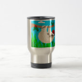 Santa Sloth Reisebecher (Mittel)