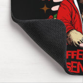 Santa Sloth Schlackenkaffee Mousepad (Ecke)