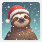 Santa Sloth, Stickers (Vorderseite)