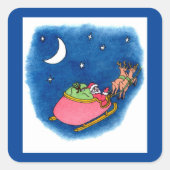 Santa Small Aufkleber (Vorderseite)
