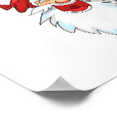 Santa Smiling Poster (Ecke)