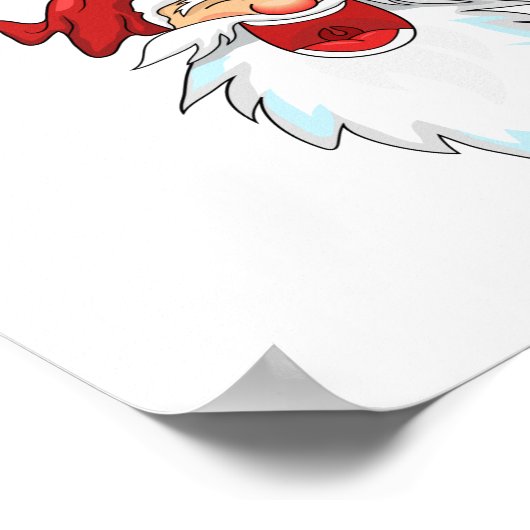 Santa Smiling Poster (Ecke)