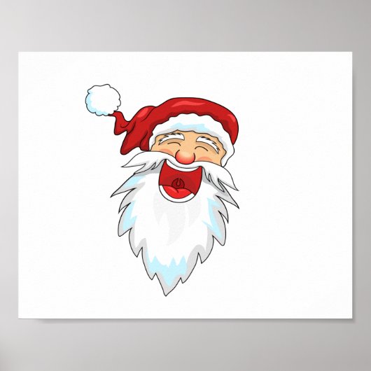 Santa Smiling Poster (Vorne)