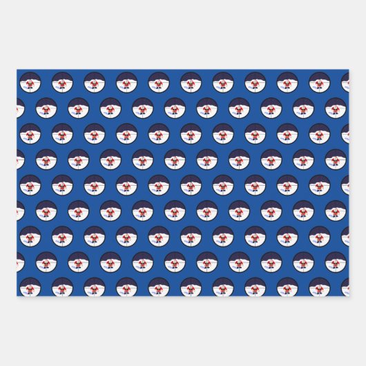 Santa Sniper  Geschenkpapier Set (Vorderseite)