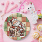 Santa Snoozing On Christmas Eve Pappteller (Party)