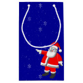 Santa Snow-Geschenktasche Kleine Geschenktüte (Rückseite)