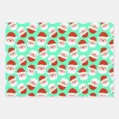 SANTA SNOWFLAKES AND BAUES WRAPPING PAPIER SHEETS (Vorderseite 3)