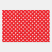 SANTA SNOWFLAKES AND BAUES WRAPPING PAPIER SHEETS (Vorderseite 2)