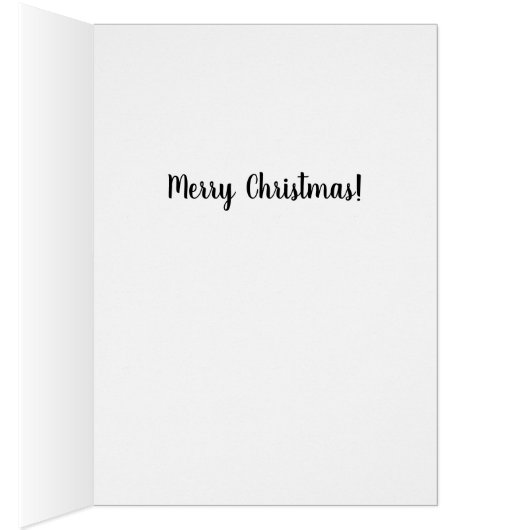 Santa & Snowman Grußkarte (Innen (Rechts))