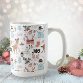 Santa, Snowman, Rentiermuster ID559 Kaffeetasse